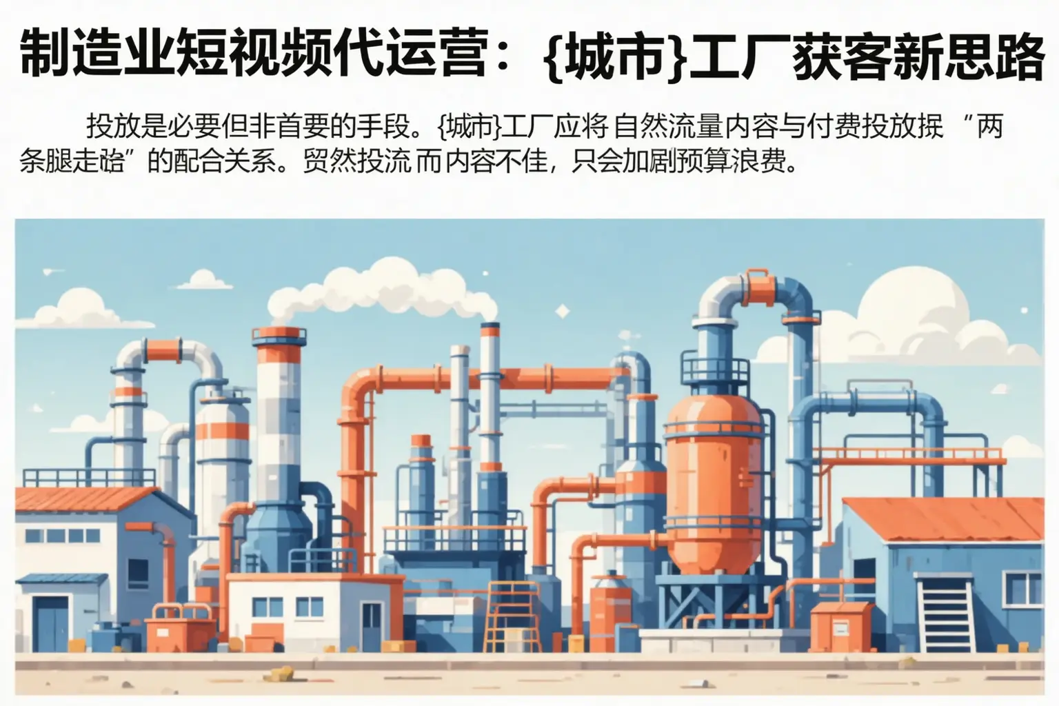 制造业短视频代运营：宁津工厂获客新思路